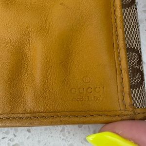 Gucci well loved wallet